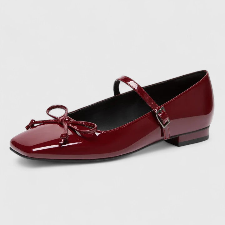Millie | Stylish Bow Square Toe Mary Jane Shoes