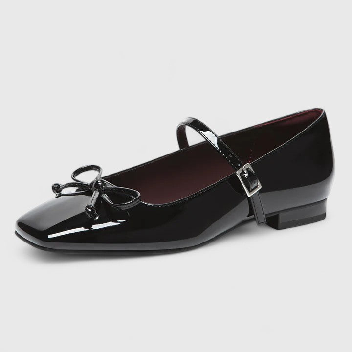 Millie | Stylish Bow Square Toe Mary Jane Shoes