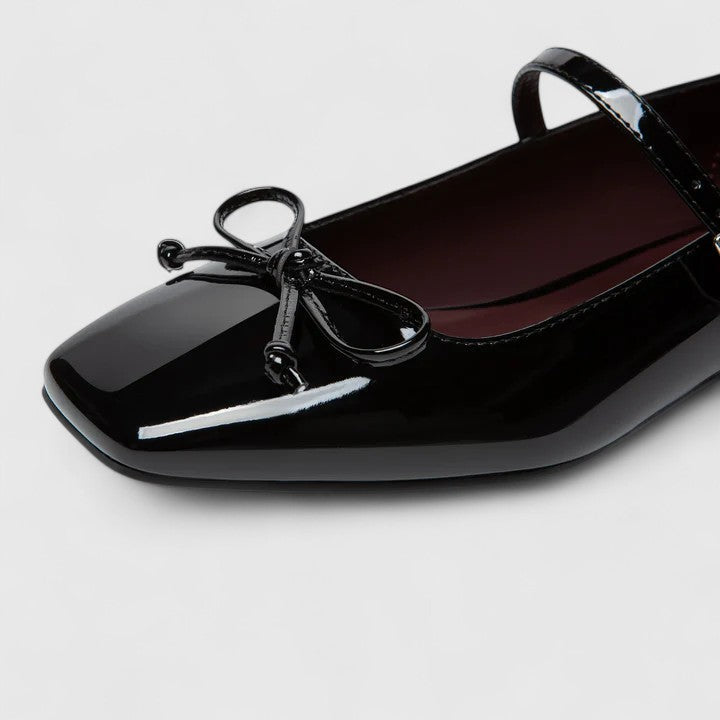 Millie | Stylish Bow Square Toe Mary Jane Shoes