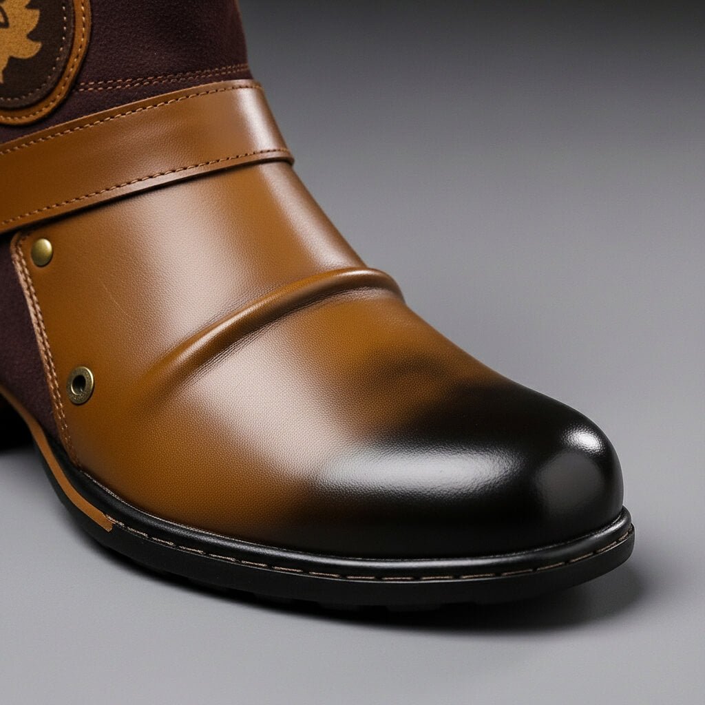 Milo | Classic Buckle Strap Mens Boots
