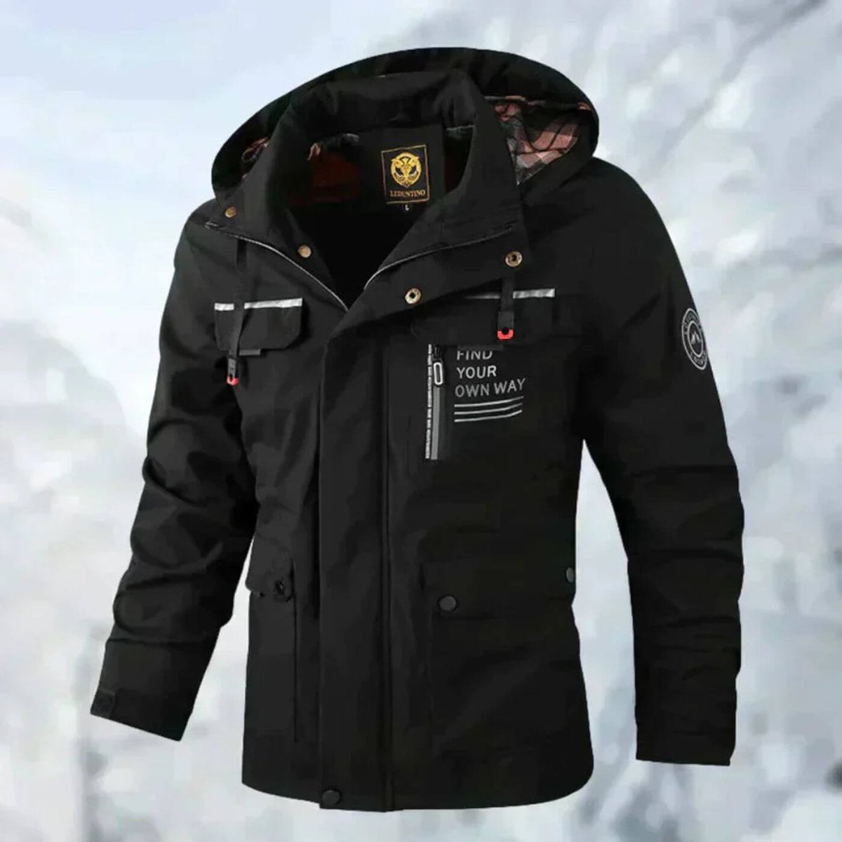 Milo | Classic Hooded Waterproof Jacket with Multi Pocket Design