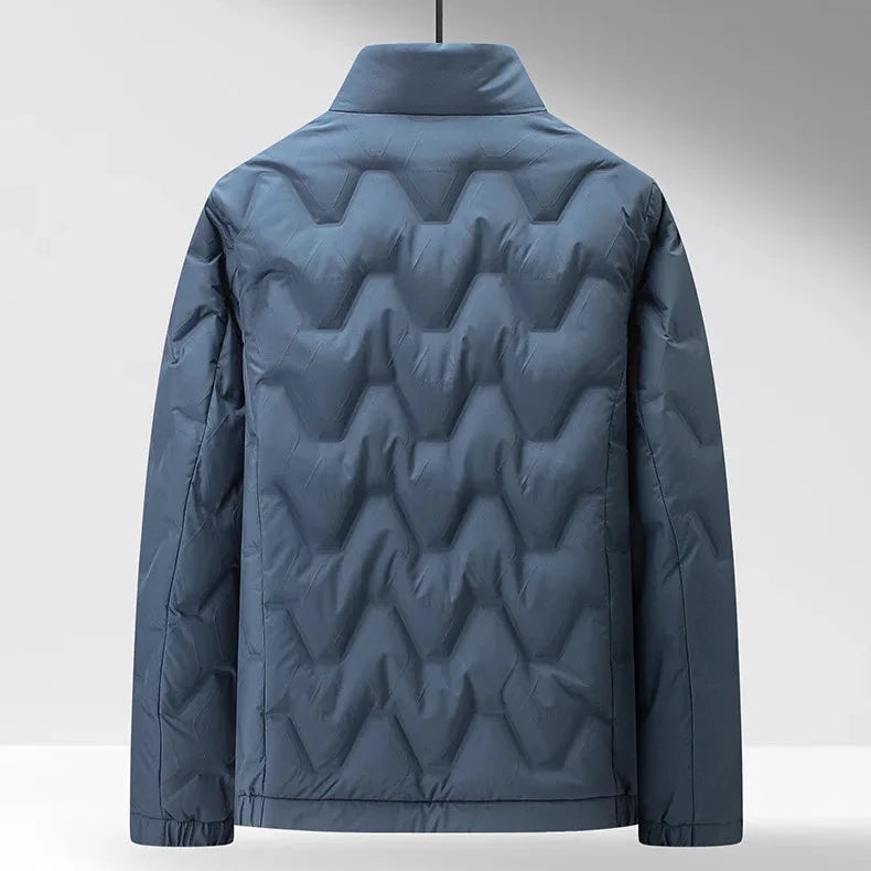 Milo | Effortless Quilted Stand Collar Mens Puffer Jacket