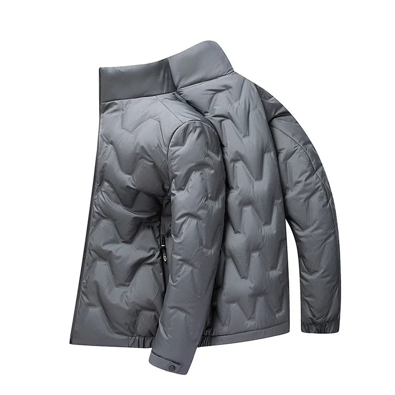 Milo | Effortless Quilted Stand Collar Mens Puffer Jacket