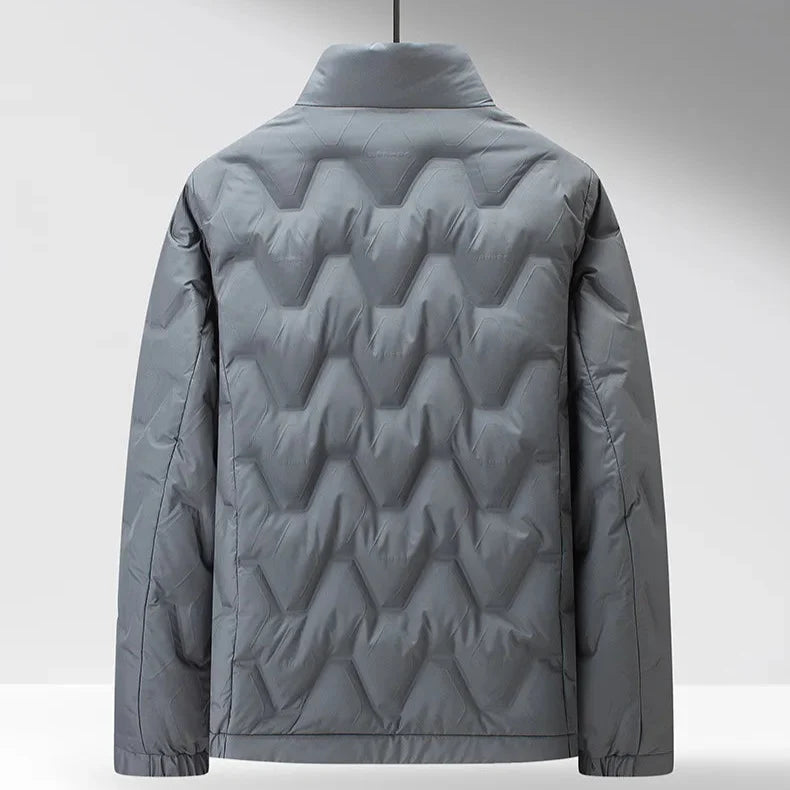 Milo | Effortless Quilted Stand Collar Mens Puffer Jacket
