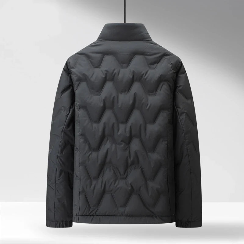 Milo | Effortless Quilted Stand Collar Mens Puffer Jacket