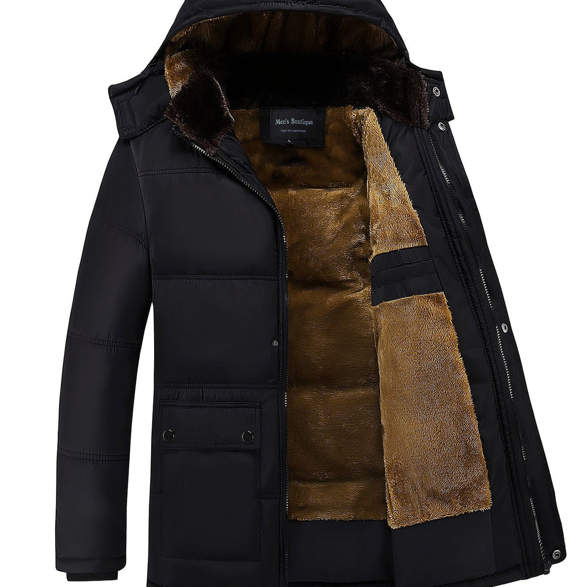 Milo | Relaxed Hooded Mens Parka Jacket