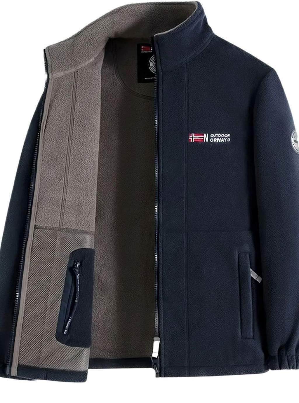 Musa | Cosy Full-Zip Outdoor Mens Fleece Jacket