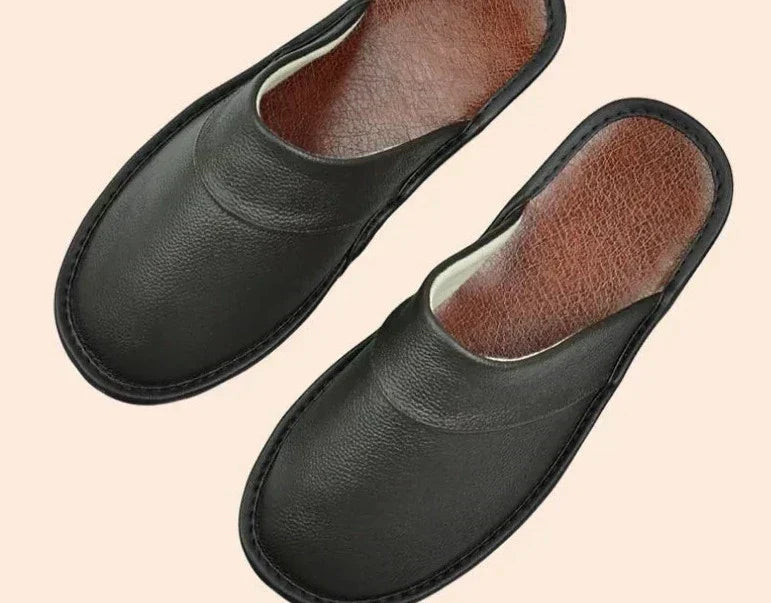 Musa | Polished Slip-On Mens Slippers with Arch Support