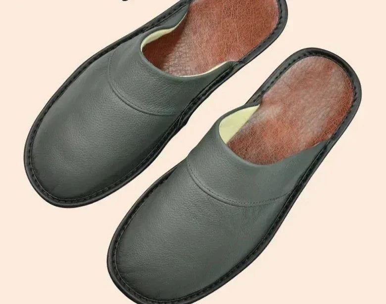Musa | Polished Slip-On Mens Slippers with Arch Support