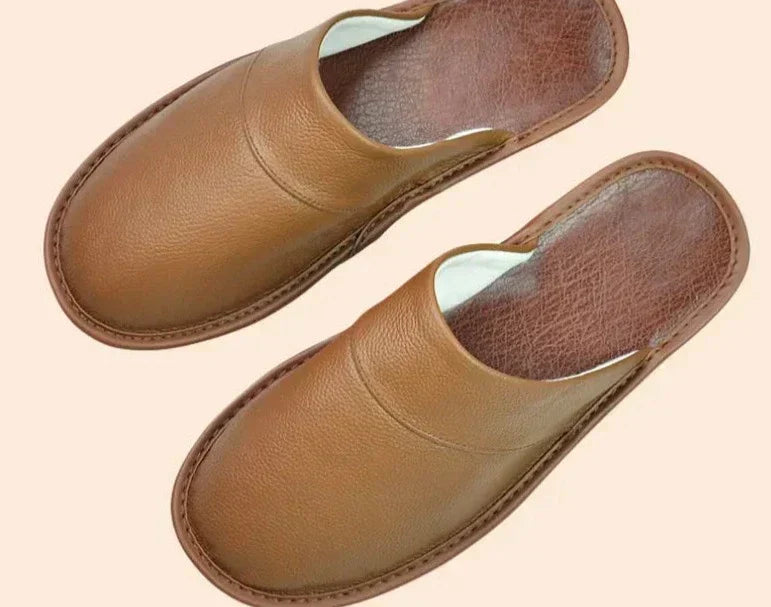 Musa | Polished Slip-On Mens Slippers with Arch Support