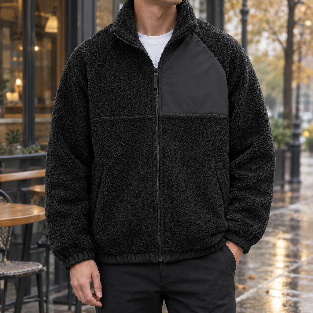 Myles | Classic Full Zip Mens Fleece Jacket