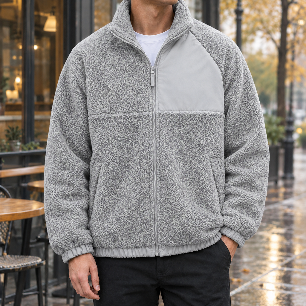 Myles | Classic Full Zip Mens Fleece Jacket