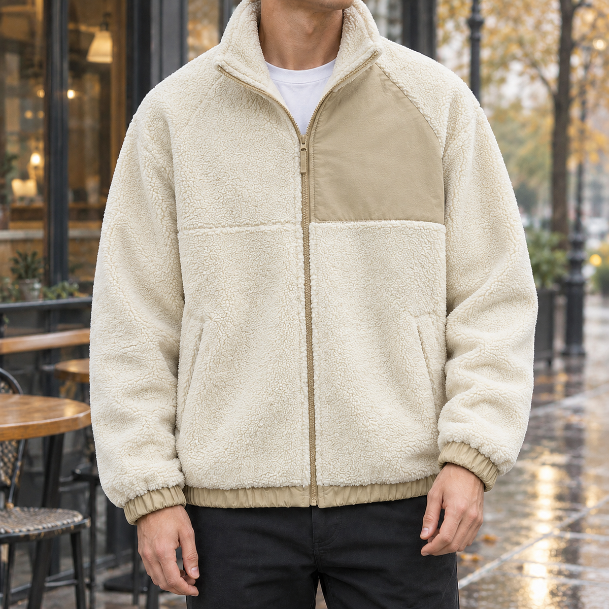 Myles | Classic Full Zip Mens Fleece Jacket