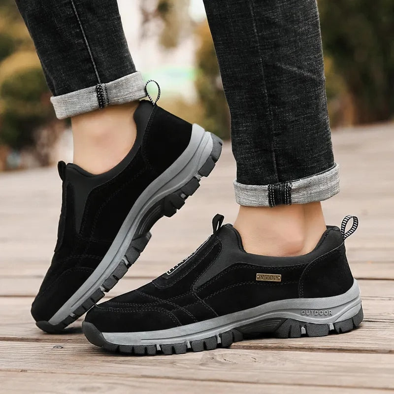 Myles | Polished Arch Support Orthopedic Shoes with Rugged Outsole