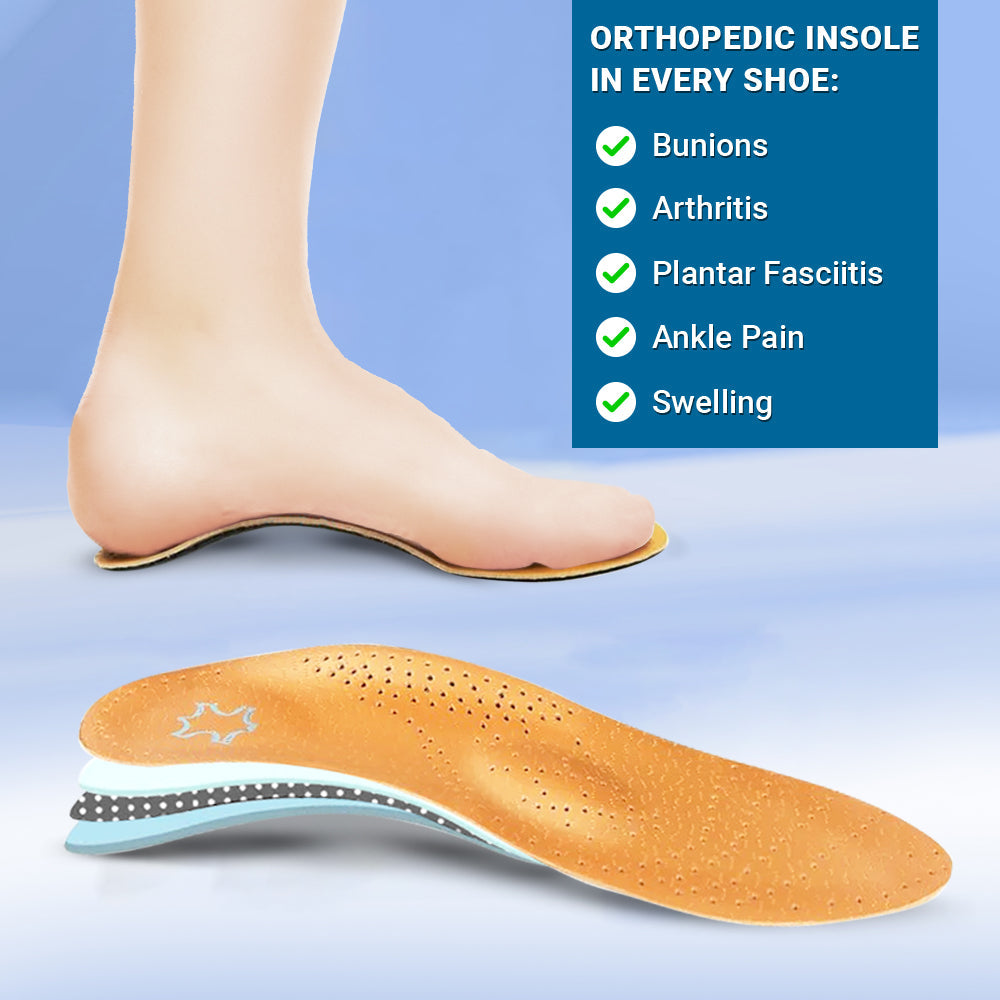 Myles | Polished Arch Support Orthopedic Shoes with Rugged Outsole