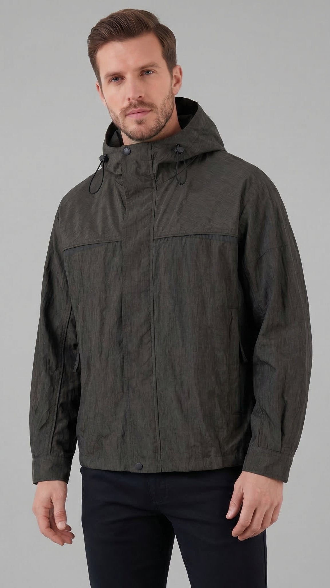 Myles | Stylish Lightweight Hooded Waterproof Jacket