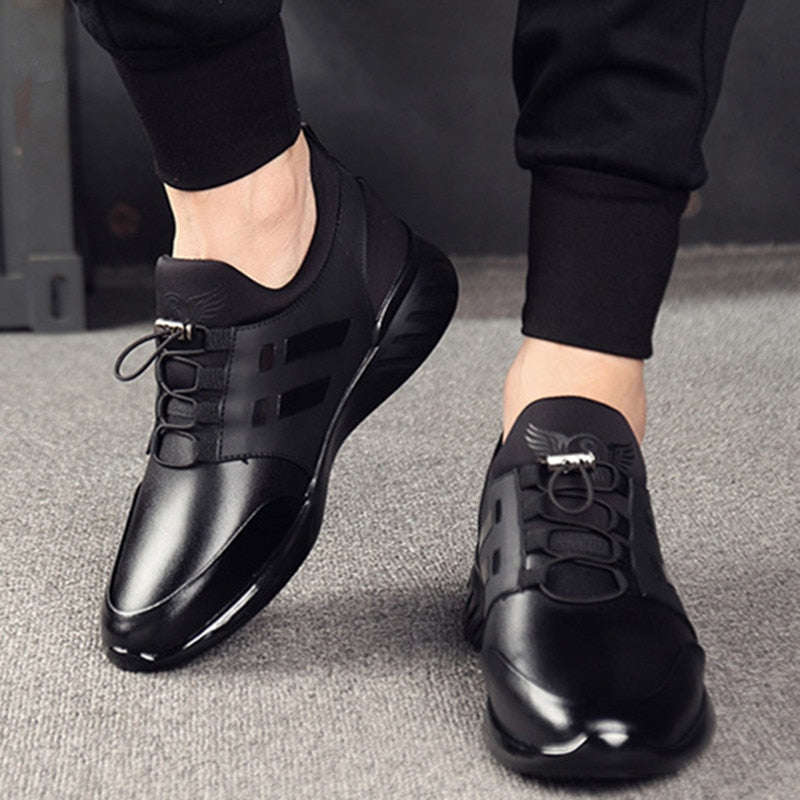 Nathan | Classic Orthopedic Sneakers Men Toggle Lace Trainers