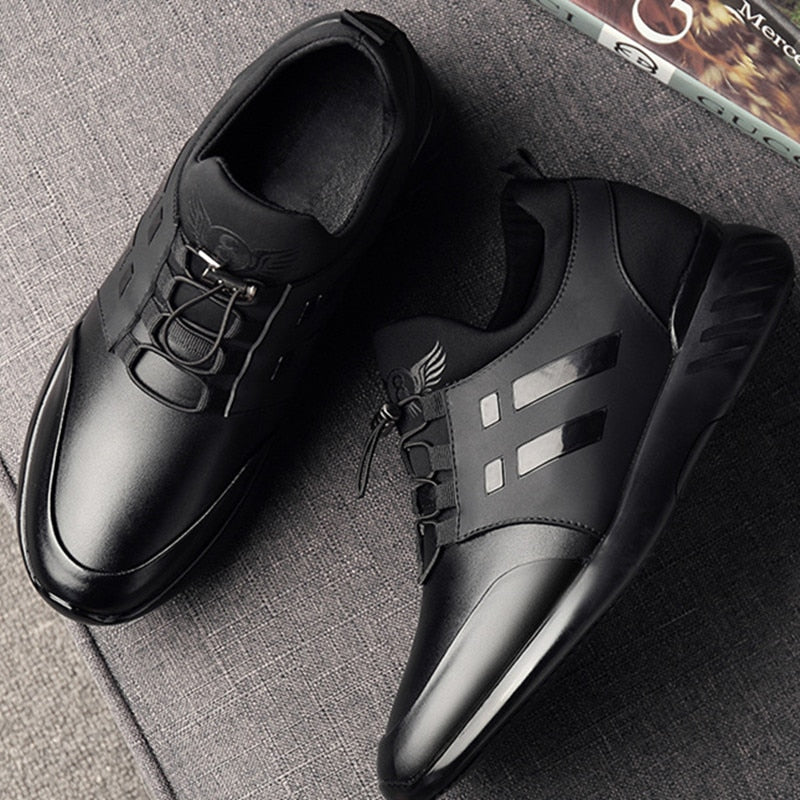 Nathan | Classic Orthopedic Sneakers Men Toggle Lace Trainers