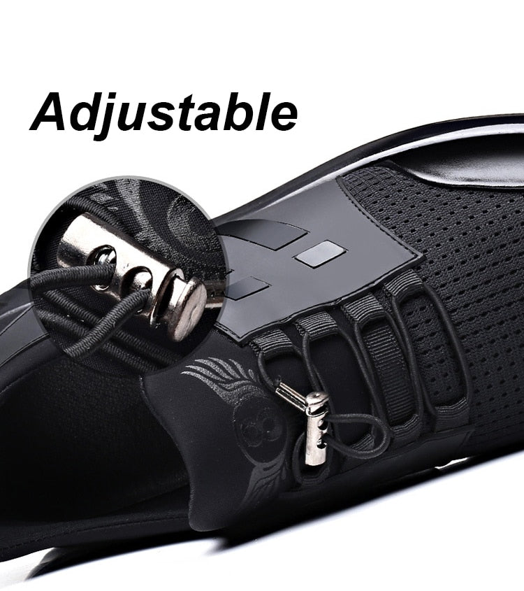 Nathan | Classic Orthopedic Sneakers Men Toggle Lace Trainers