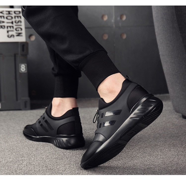 Nathan | Classic Orthopedic Sneakers Men Toggle Lace Trainers