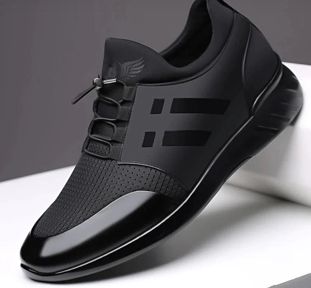 Nathan | Classic Orthopedic Sneakers Men Toggle Lace Trainers