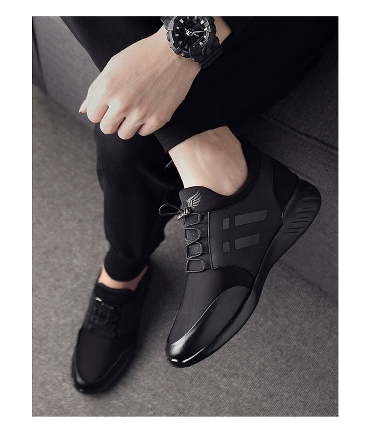 Nathan | Classic Orthopedic Sneakers Men Toggle Lace Trainers