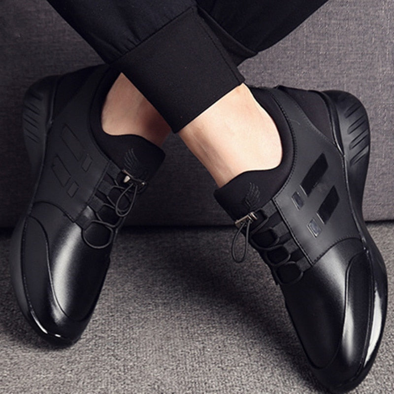 Nathan | Classic Orthopedic Sneakers Men Toggle Lace Trainers