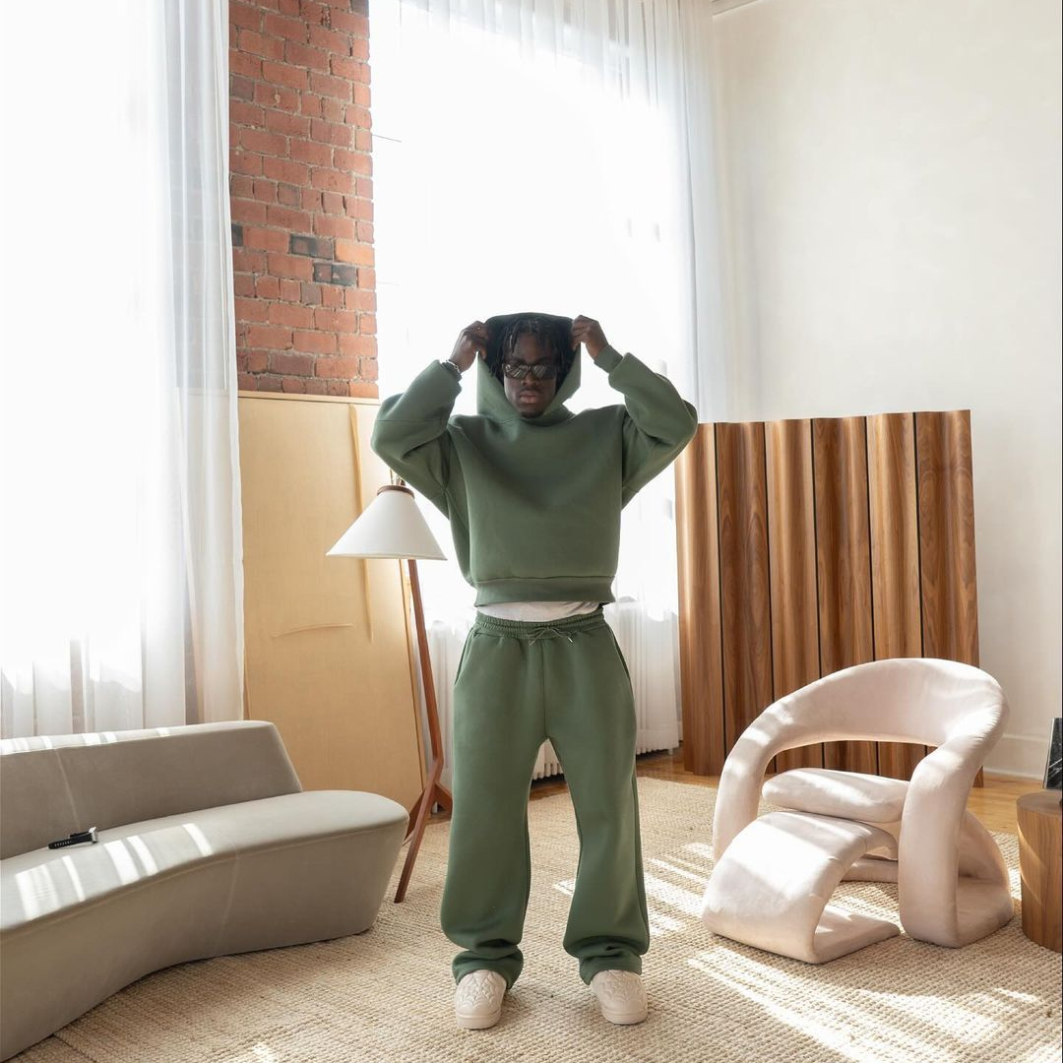 Nathan | Classic Oversized Hooded Tracksuit Set
