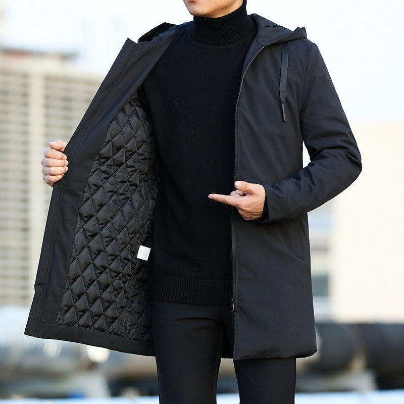 Nathan | Graceful Hooded Mens Parka Jacket