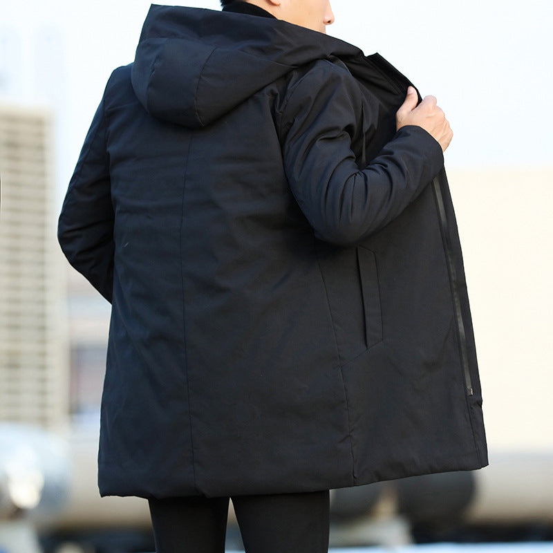 Nathan | Graceful Hooded Mens Parka Jacket