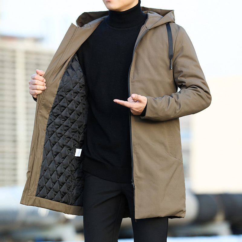 Nathan | Graceful Hooded Mens Parka Jacket