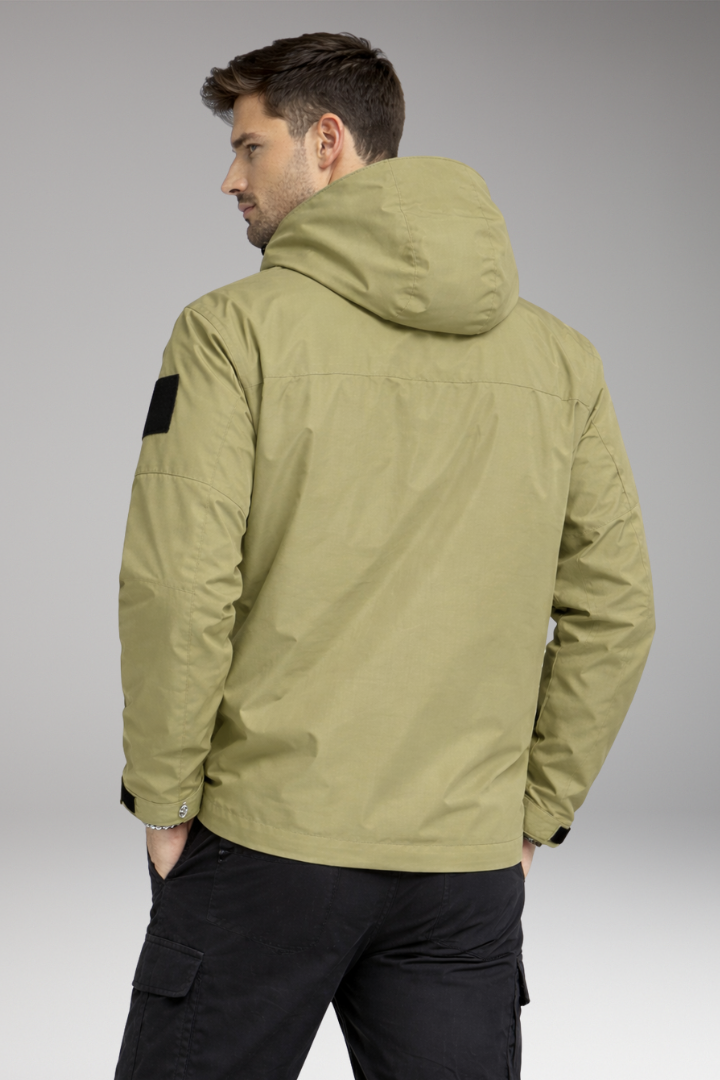 Nathan | Graceful Hooded Waterproof Jacket with Zip Pockets