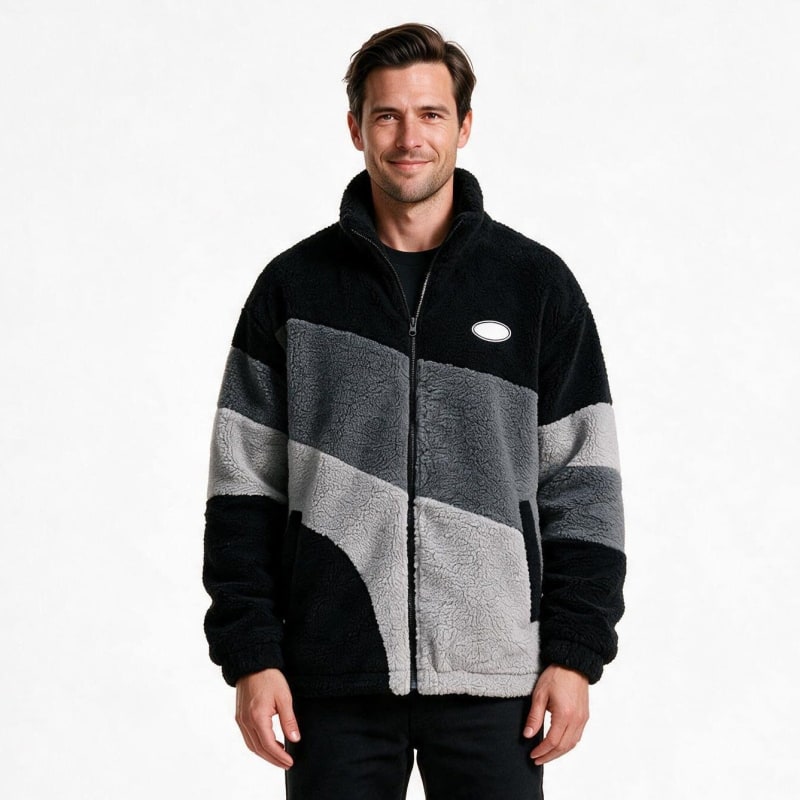 Noah | Oversized Zip Up Mens Fleece Jacket