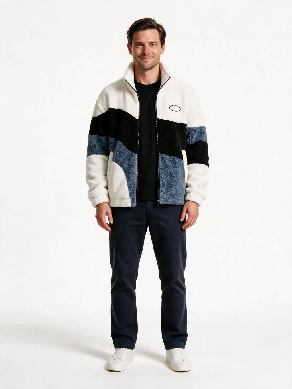 Noah | Oversized Zip Up Mens Fleece Jacket