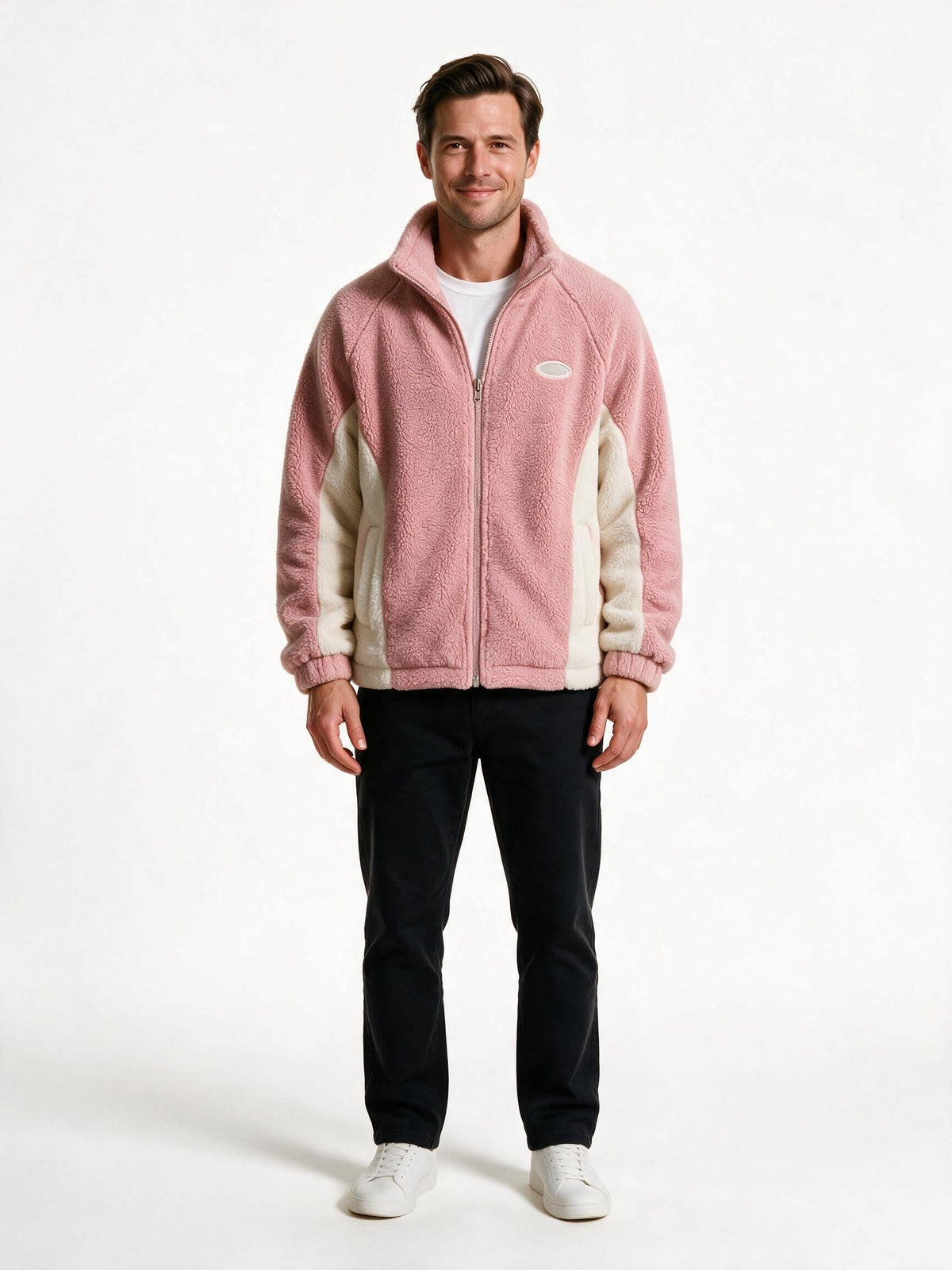 Noah | Oversized Zip Up Mens Fleece Jacket