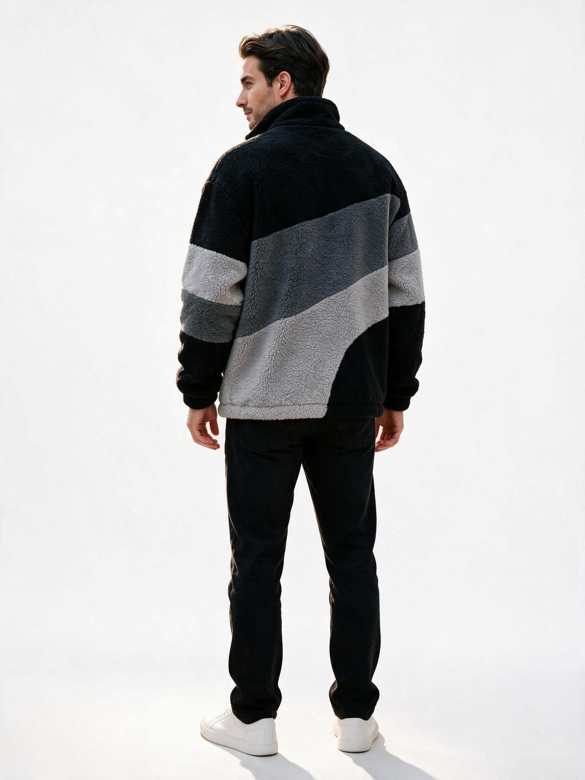 Noah | Oversized Zip Up Mens Fleece Jacket
