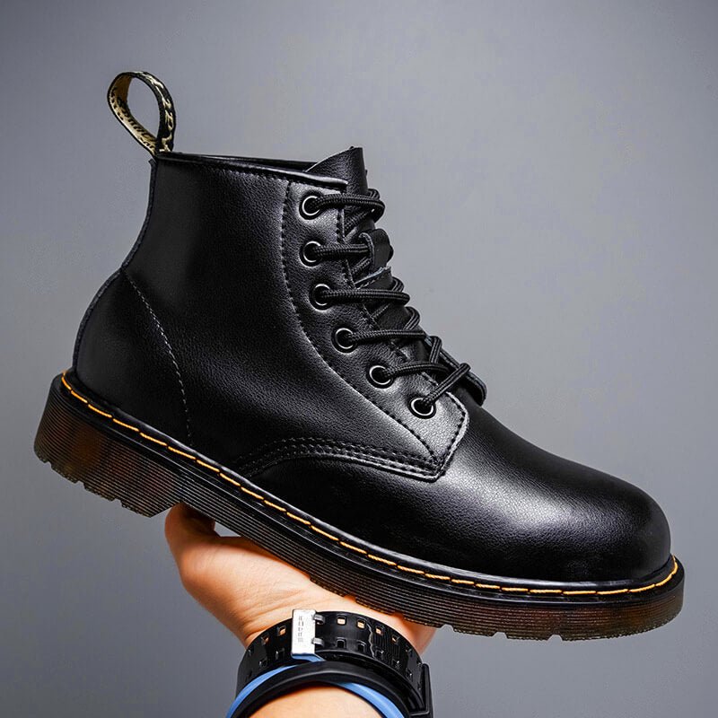 Noah | Refined Vintage Lace-Up Ankle Boots for Men