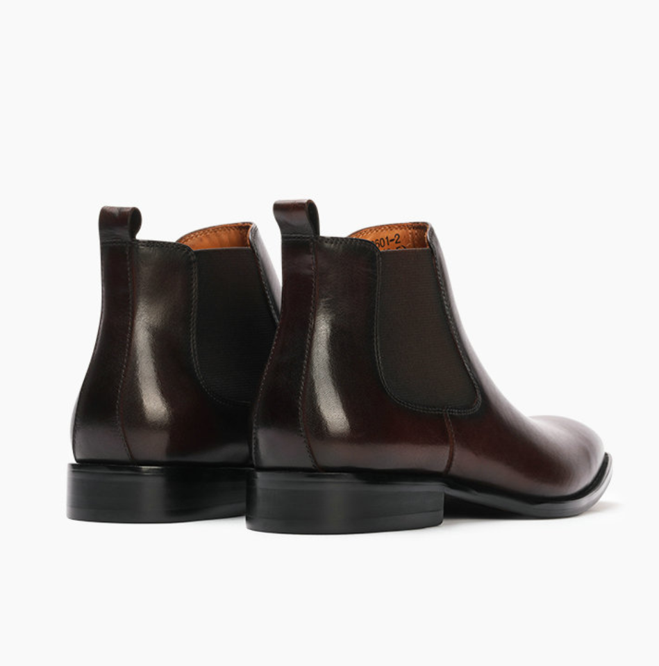 Oliver | Polished Slip-On Chelsea Mens Boots