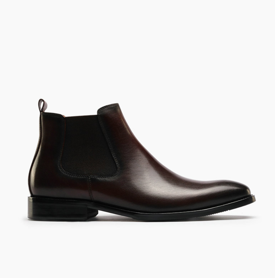 Oliver | Polished Slip-On Chelsea Mens Boots