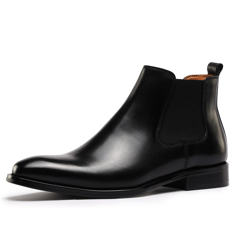 Oliver | Polished Slip-On Chelsea Mens Boots