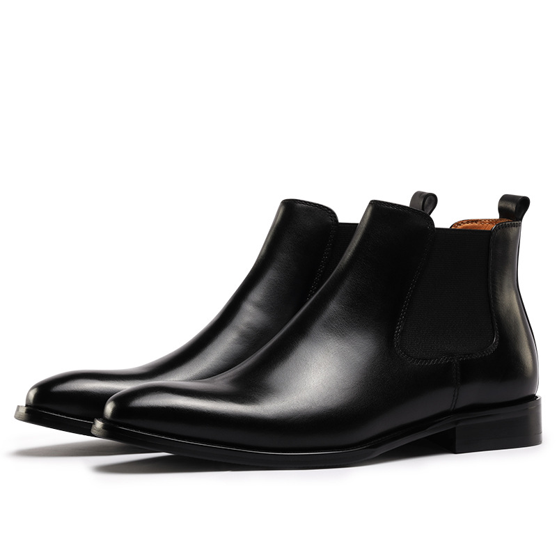 Oliver | Polished Slip-On Chelsea Mens Boots