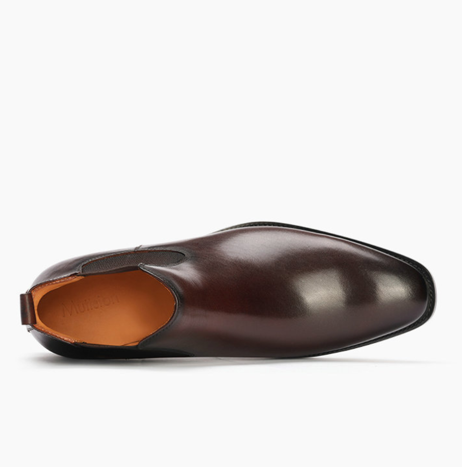 Oliver | Polished Slip-On Chelsea Mens Boots