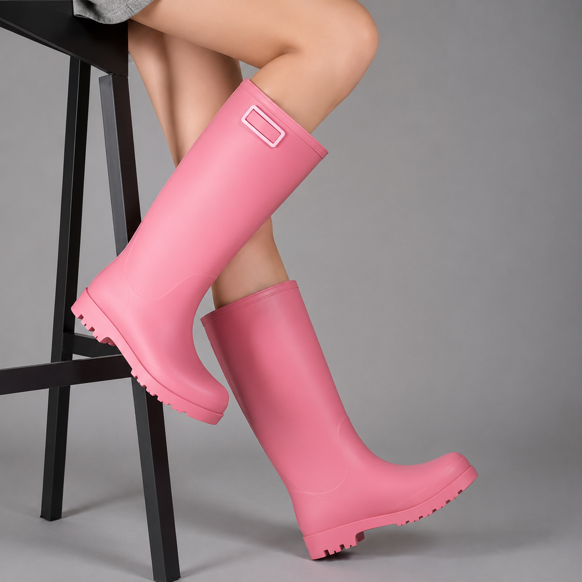 Olivia | Refined Waterproof Boots with Fleece-Lined Wellington Design