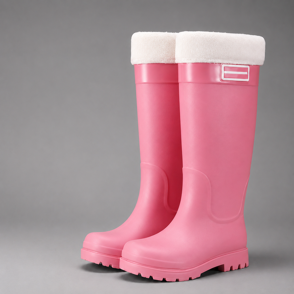 Olivia | Refined Waterproof Boots with Fleece-Lined Wellington Design