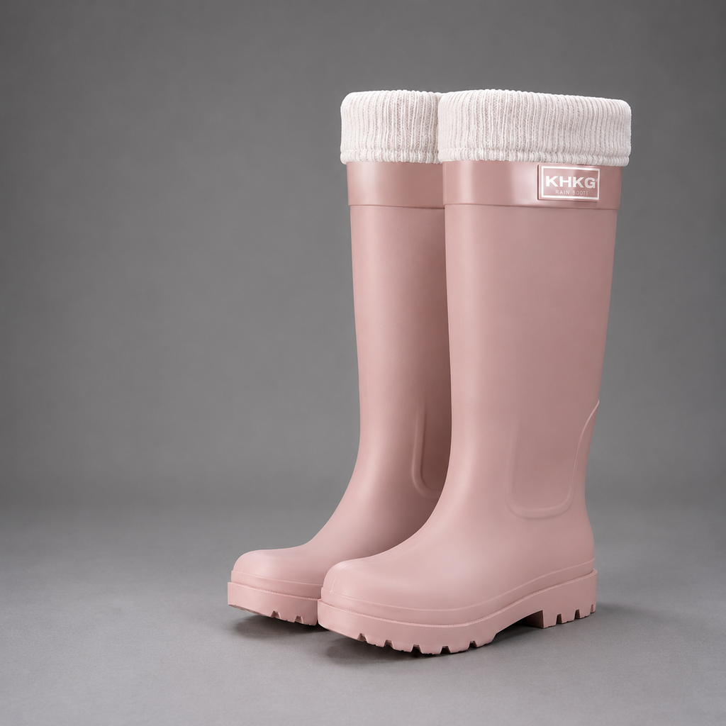 Olivia | Refined Waterproof Boots with Fleece-Lined Wellington Design