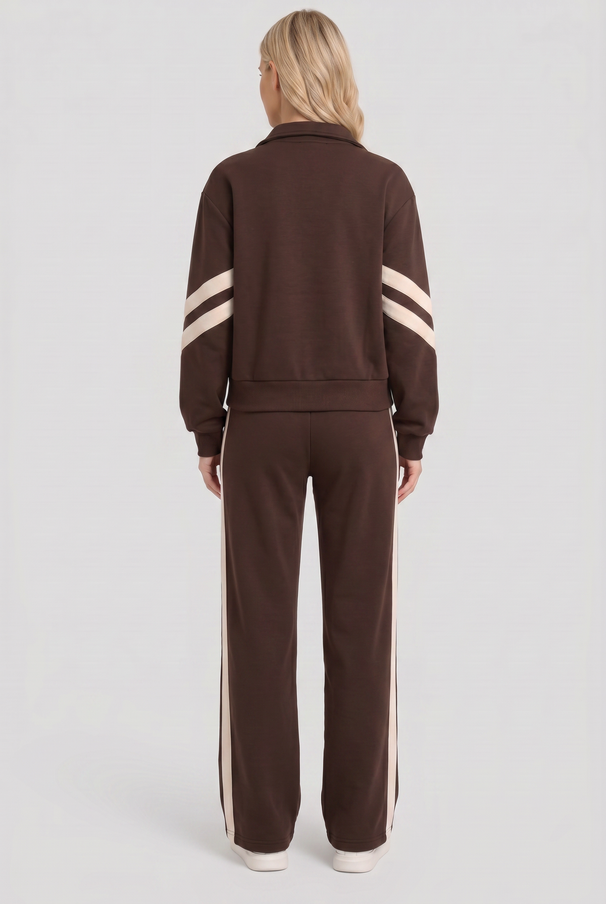 Olivia | Relaxed Zip Front Two Piece Tracksuit Set