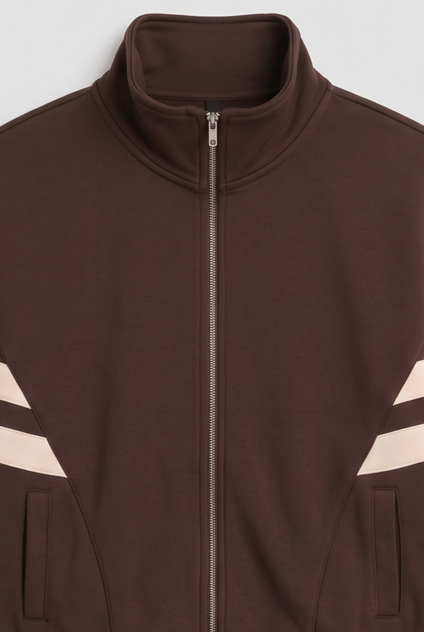 Olivia | Relaxed Zip Front Two Piece Tracksuit Set