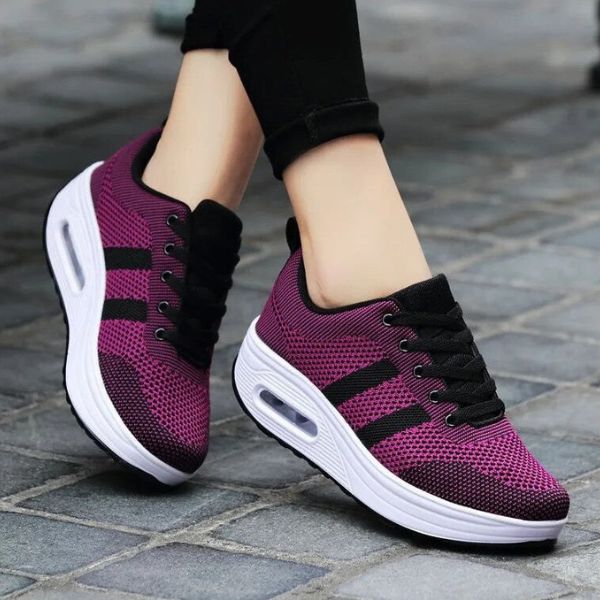 Olivia | Sophisticated Orthopedic Shoes with Air Cushion Platform Sneakers