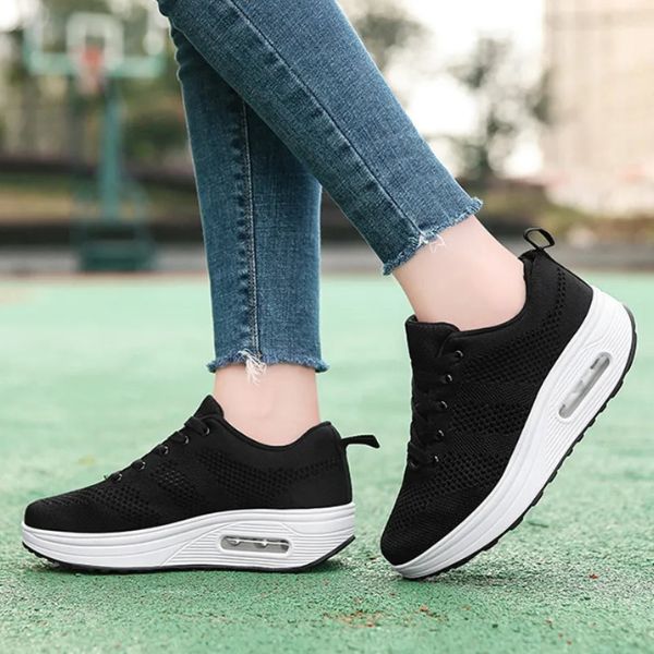 Olivia | Sophisticated Orthopedic Shoes with Air Cushion Platform Sneakers