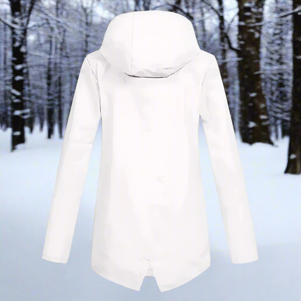 Ophelia | Relaxed Hooded Waterproof Jacket with Zip-Up Front